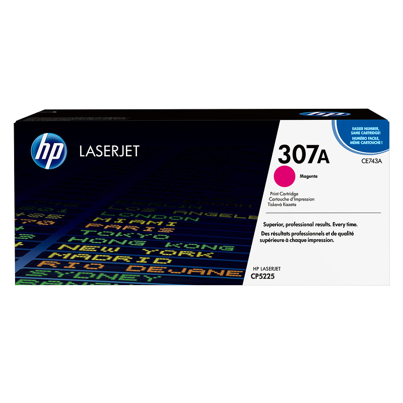 HP Original 307A LaserJet-tonerpatron, magenta