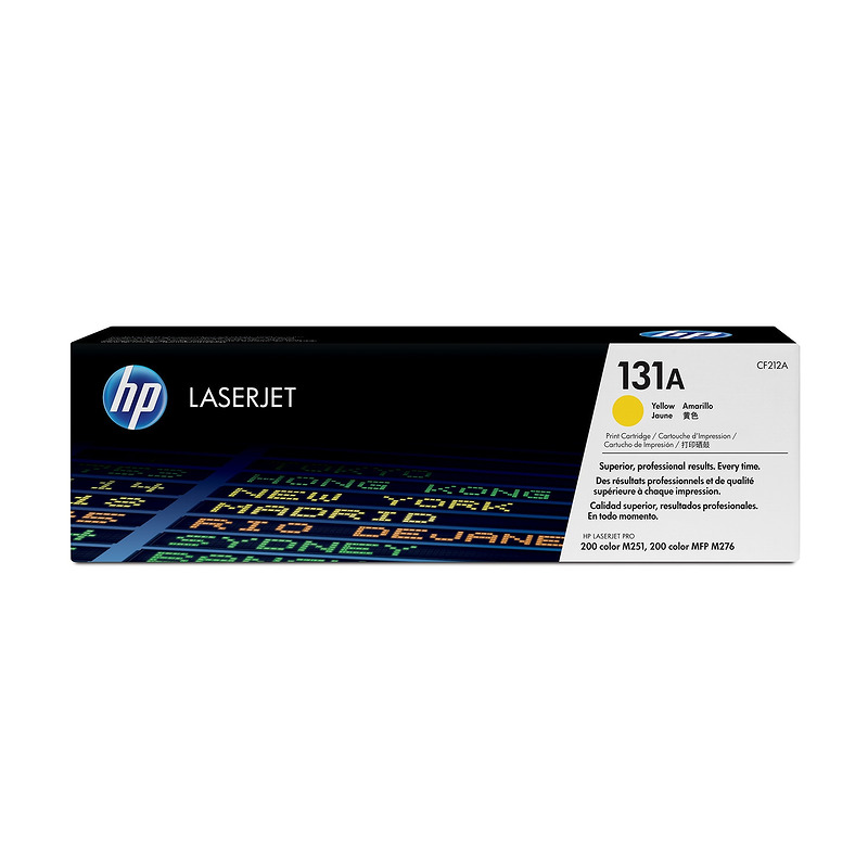 HP Original 131A LaserJet-tonerpatron, gul