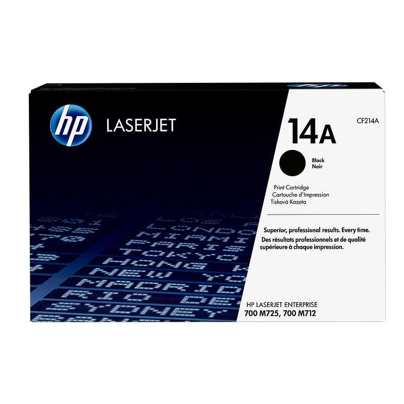 HP Original 14A LaserJet-tonerpatron, sort