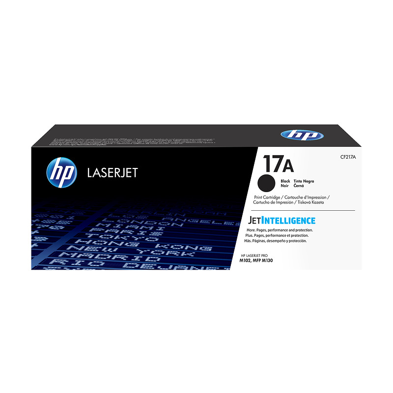 HP Original 17A LaserJet-tonerpatron, sort