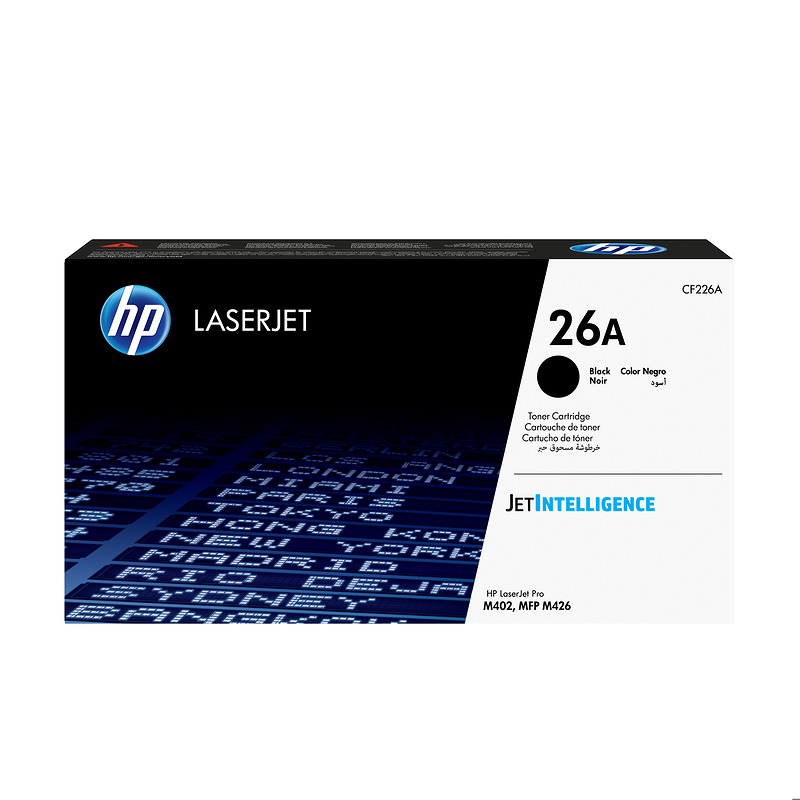 HP Original 26A LaserJet-tonerpatron, sort