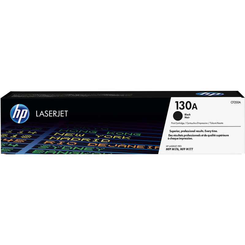 HP Original 130A LaserJet-tonerpatron, sort