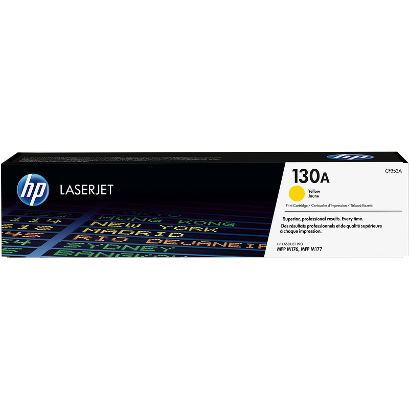 HP Original 130A LaserJet-tonerpatron, gul