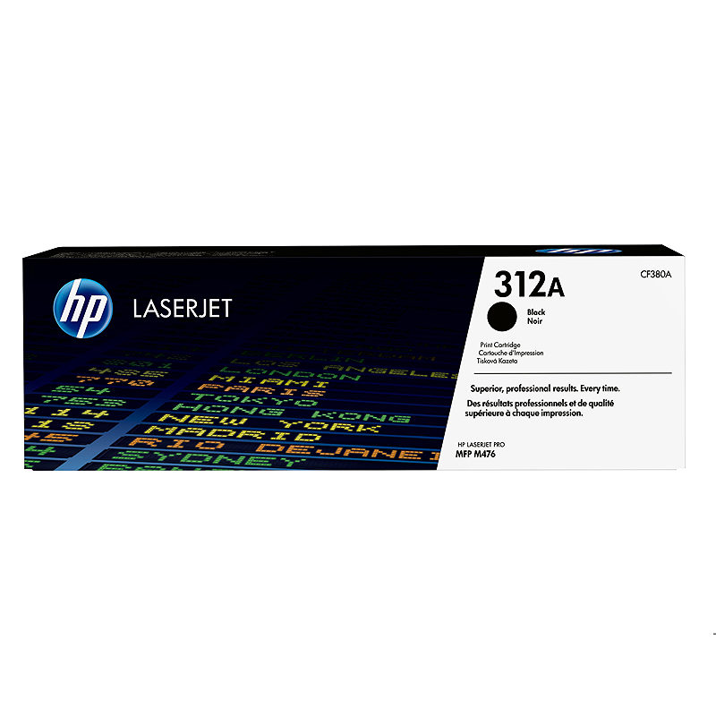 HP 312A LaserJet-tonerpatron, sort