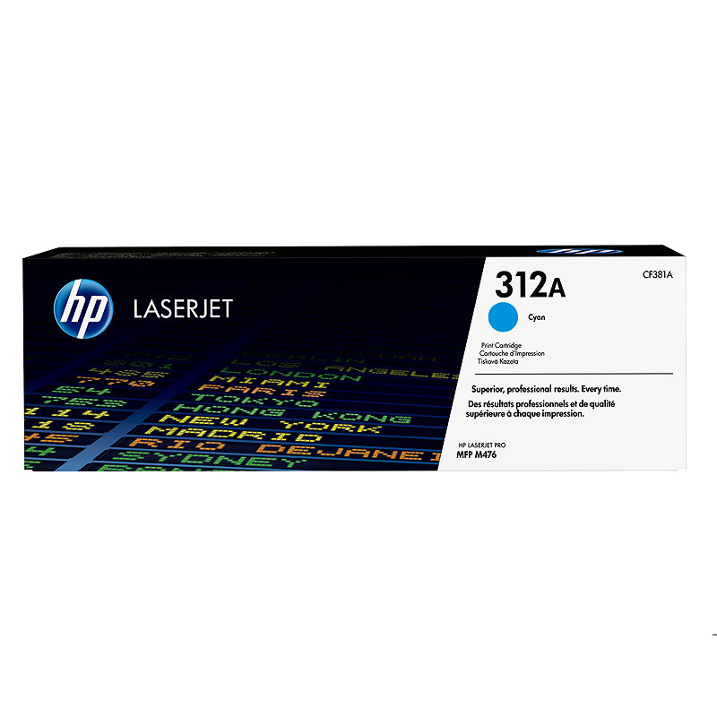 HP 312A LaserJet-tonerpatron, cyan