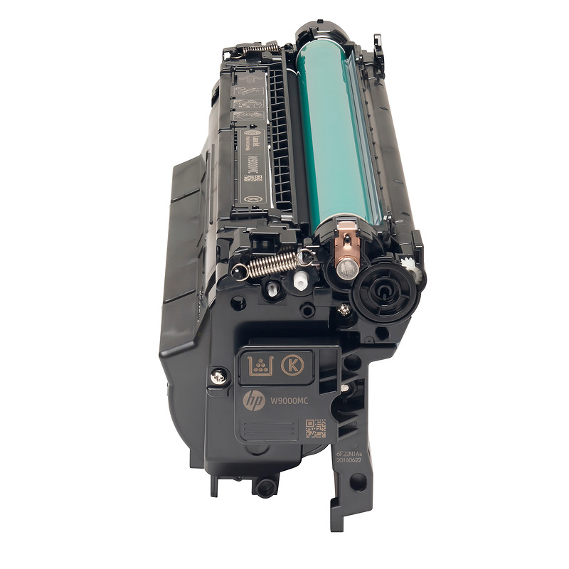 HP Original 655A LaserJet-tonerpatron, sort