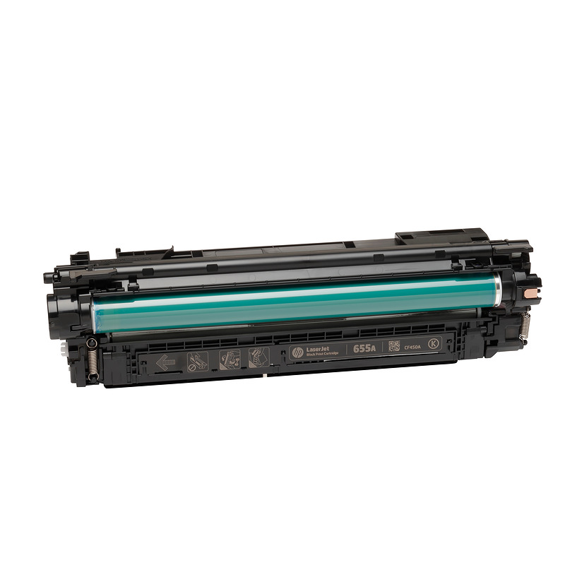 HP Original 655A LaserJet-tonerpatron, sort - Billede 4