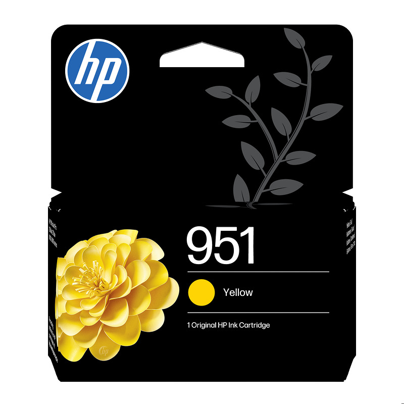 HP Original 951-blækpatron, gul