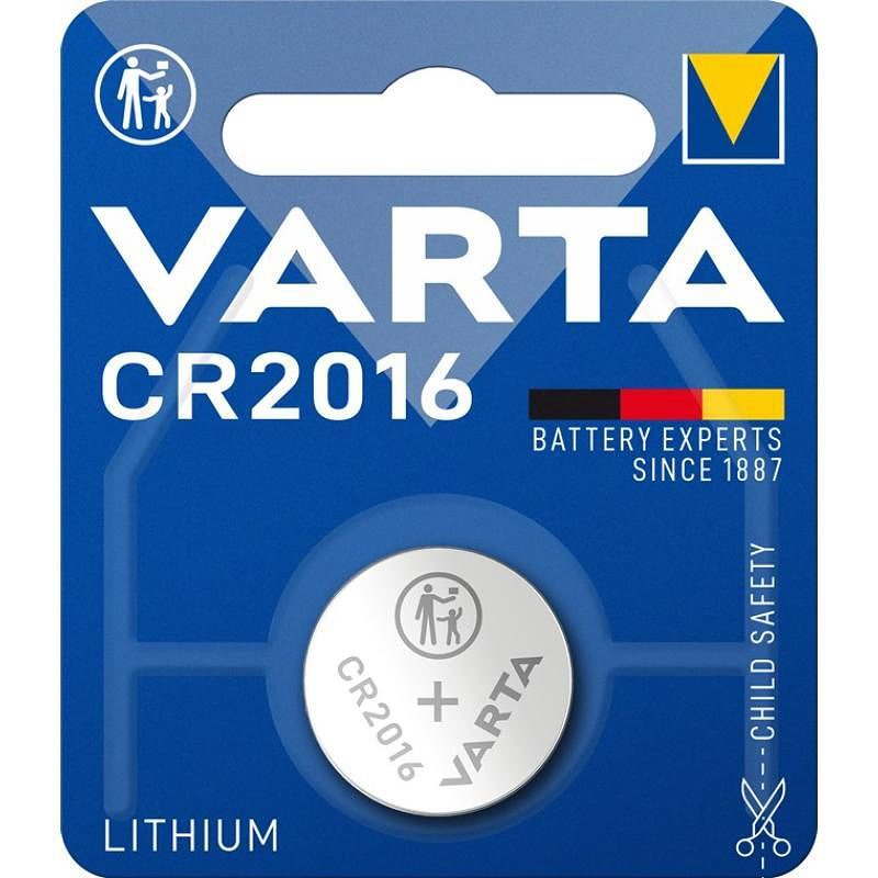 Batteri, Knapcelle Varta CR2016