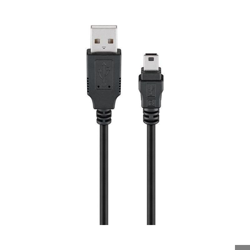 USB 2,0 forbindelses kabel A/B Mini 1.8m