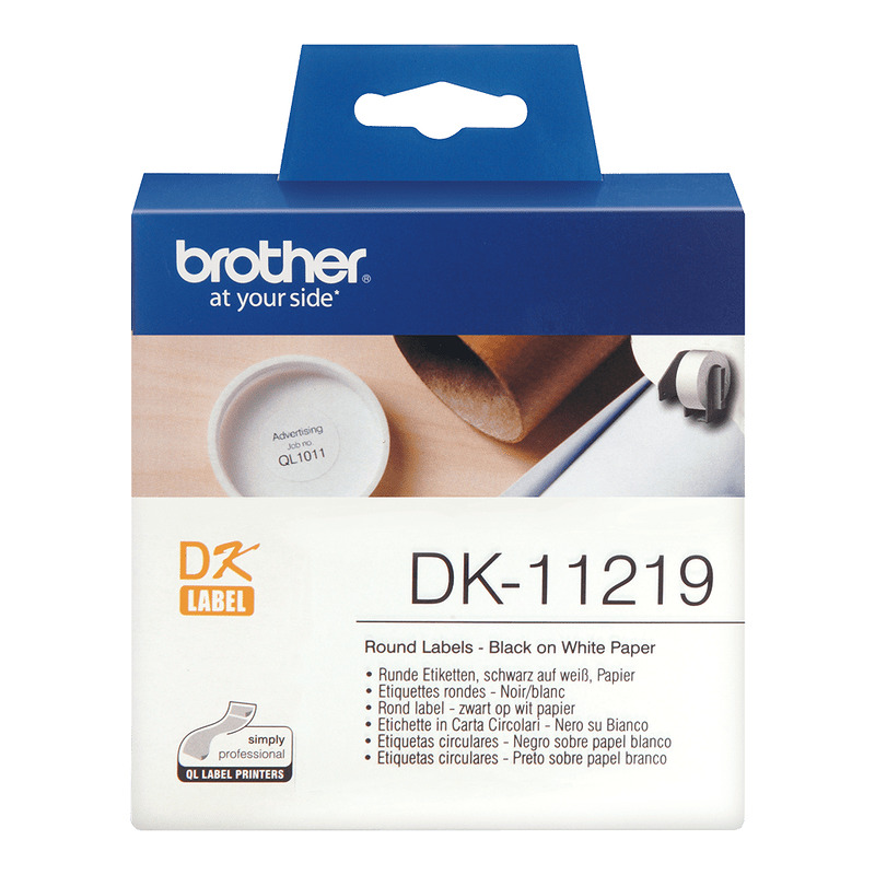 Brother DK-11219 print etiket Hvid - Billede 2