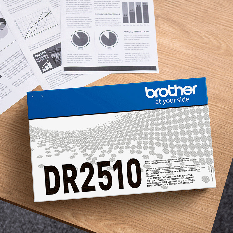 Brother DR-2510 printertromle Original 1 stk - Billede 3