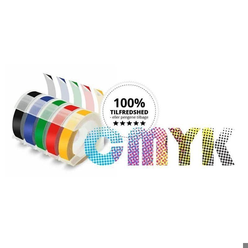 DYMO 3D tape 6mm rød CMYK komp.