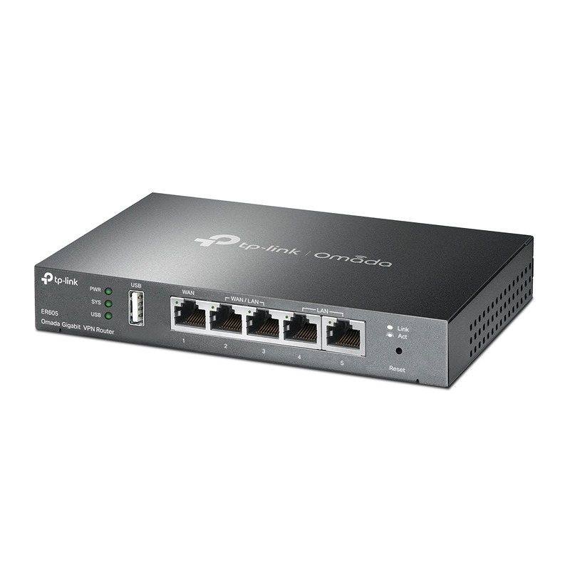 TP-Link Omada ER605 kabelforbundet router Gigabit Ethernet Sort - Billede 2
