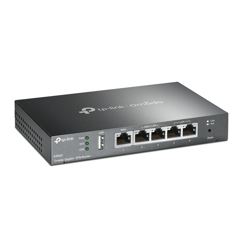 TP-Link Omada ER605 kabelforbundet router Gigabit Ethernet Sort - Billede 3