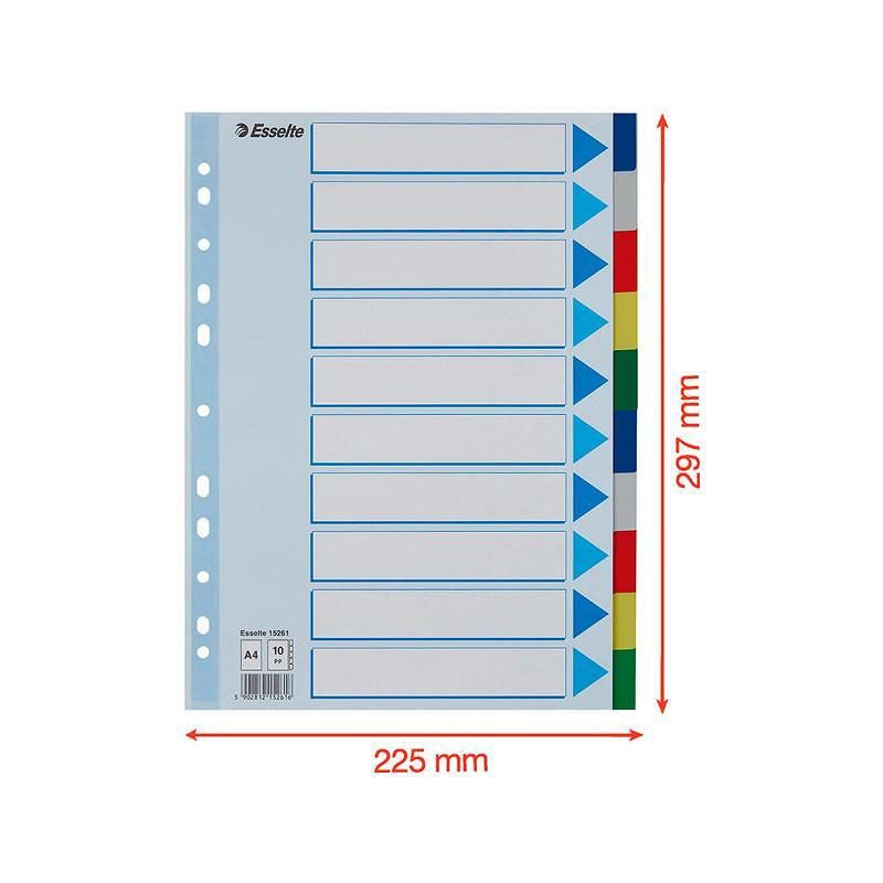 Faneblade PP folie 10 faner - Billede 2