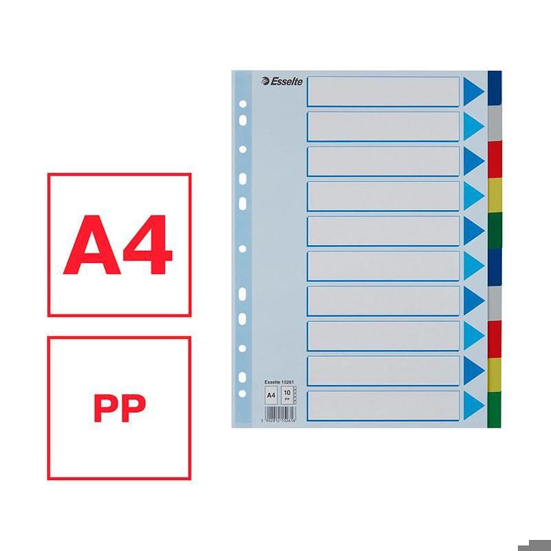 Faneblade PP folie 10 faner - Billede 4