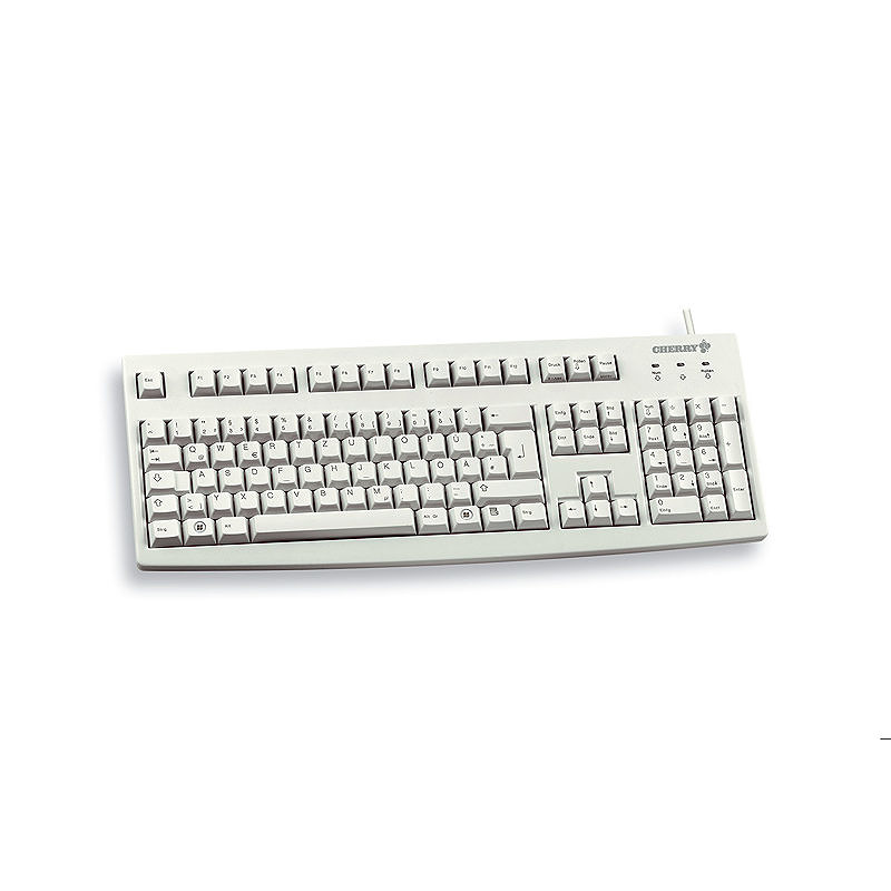 CHERRY G83-6105 tastatur Universel USB QWERTZ Tysk Grå
