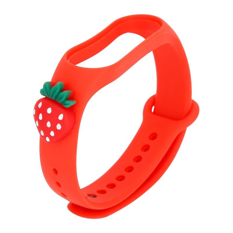 KIDS BAND SMART BAND M5/M6/M7 RED STRAWBERRY