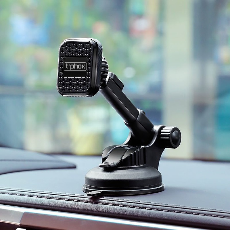 T-PHOX CAR HOLDER TH-05 FOR DASHBOARD BLACK - Billede 5