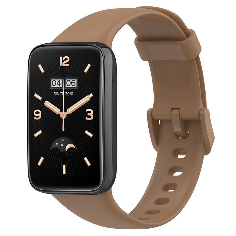 SILICONE STRAP MI BAND 7 PRO/ M7 PRO (3). BROWN - Billede 2