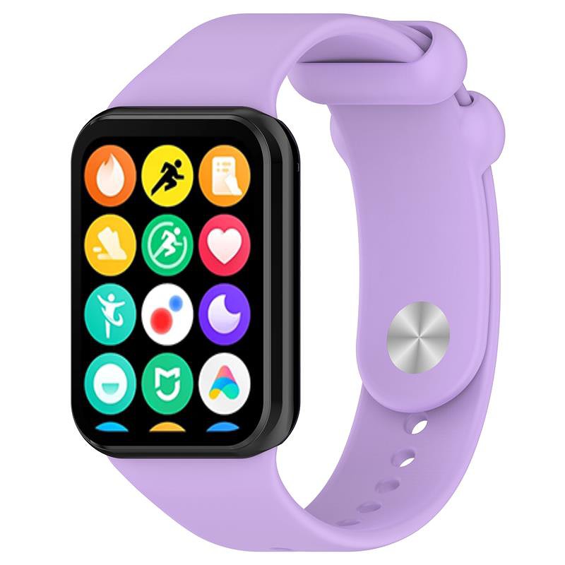 SILICONE STRAP MI BAND 8 PRO /M8 PRO (1). PURPLE - Billede 3