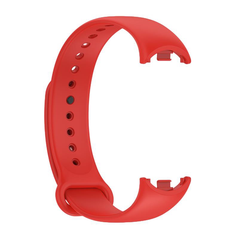 SILICONE STRAP MI BAND 8/M8 (6). RED