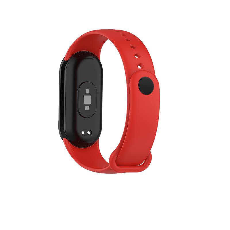 SILICONE STRAP MI BAND 8/M8 (6). RED - Billede 3