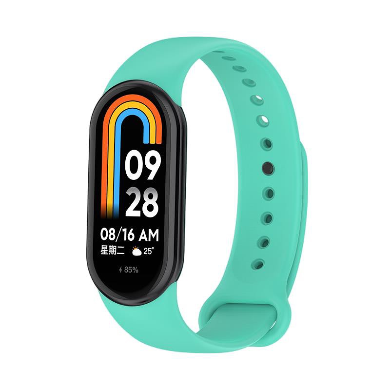 SILICONE STRAP MI BAND 8/M8 (10). MINT - Billede 2