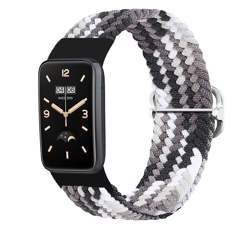 BARIDED STRAP MI BAND 7 PRO/ M7 PRO (13) BLACK AND WHITE
