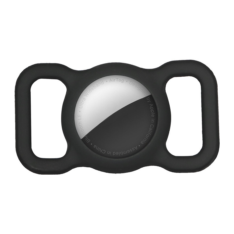 AIRTAG CASE FOR COLLAR/BELT/SUSPENDERS BLACK