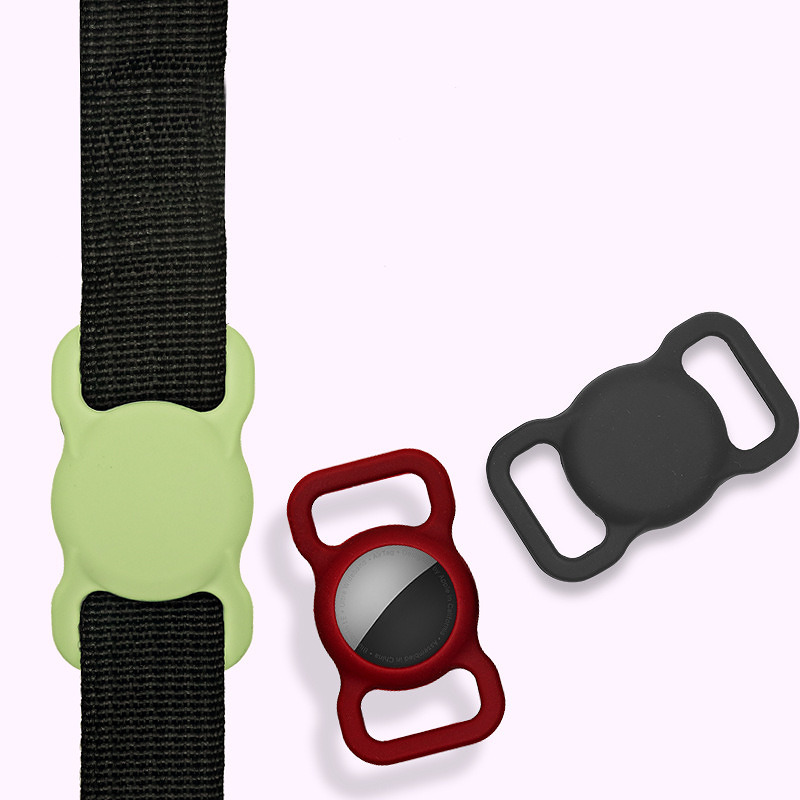 AIRTAG CASE FOR COLLAR/BELT/SUSPENDERS BLACK - Billede 2