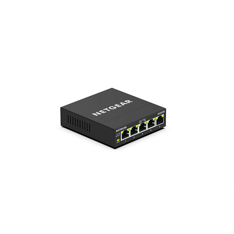 NETGEAR GS305E Administreret Gigabit Ethernet (10/100/1000) Sort