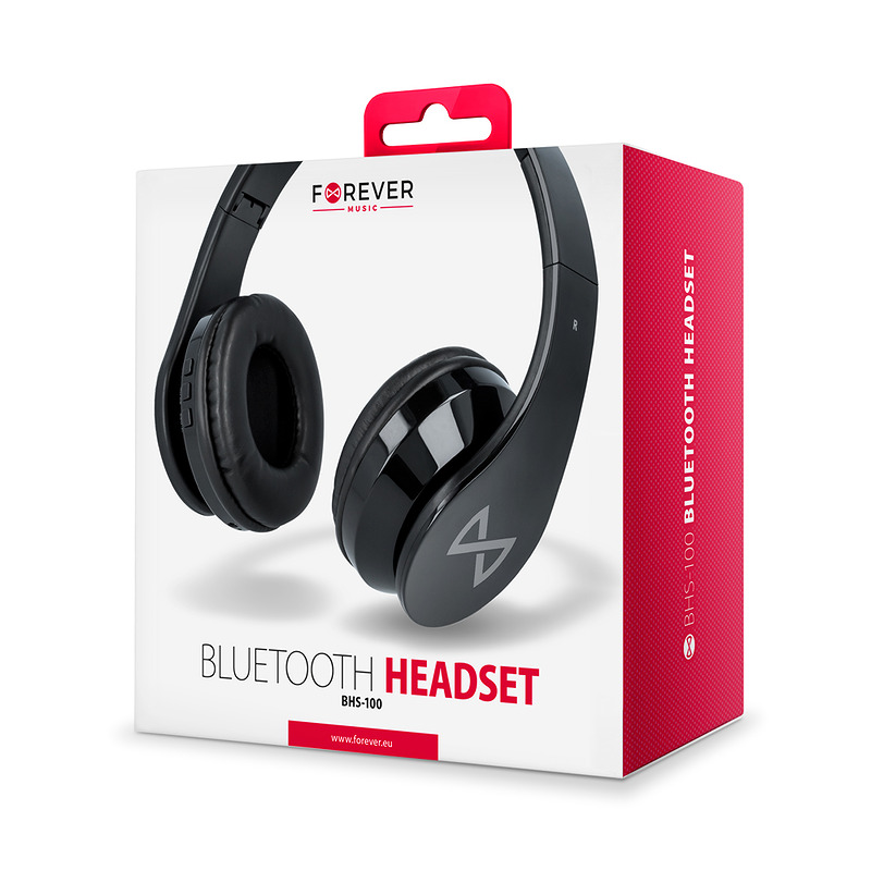 Forever Bluetooth headphones BHS-100 black - Billede 4