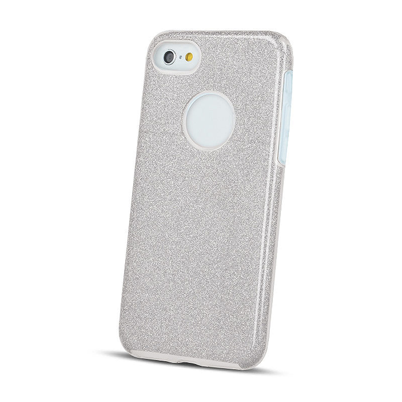 Glitter 3in1 case for iPhone 7 / 8 / SE 2020 / SE 2022 silver - Billede 2