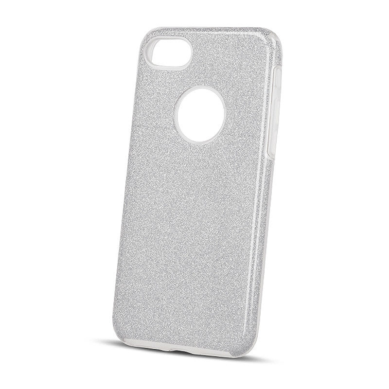 Glitter 3in1 case for iPhone 7 / 8 / SE 2020 / SE 2022 silver - Billede 3