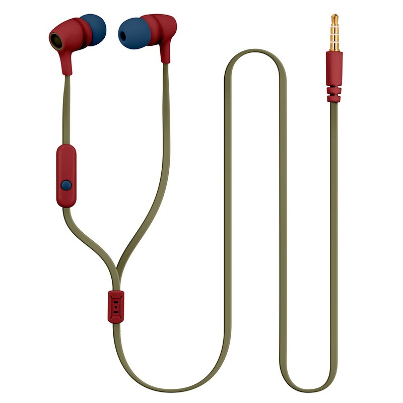 Forever wired earphones JSE-200 jack 3,5mm green casual - Billede 2
