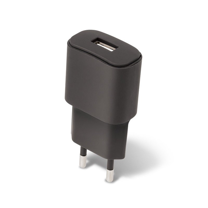 Forever TC-01 charger 1x USB 2A black + USB-C cable - Billede 2