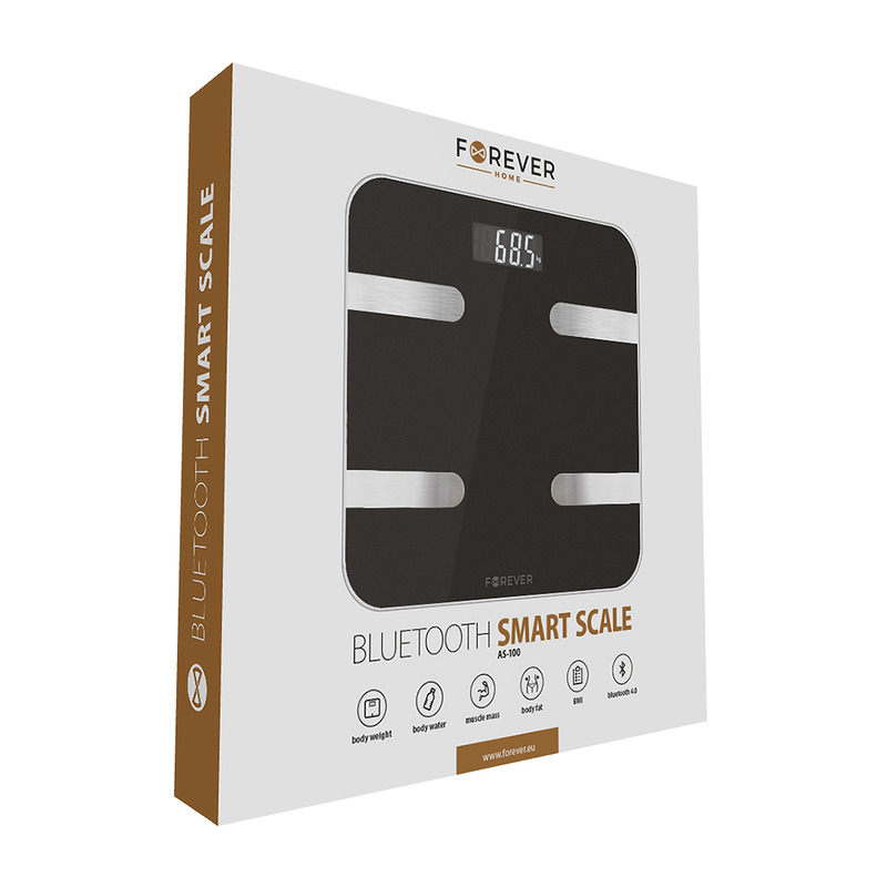 Forever analytical Bluetooth Scale AS-100 black - Billede 2