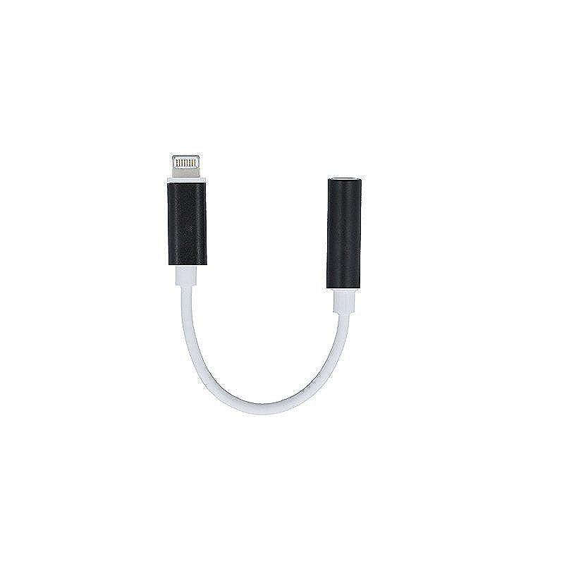 Forever adapter audio jack 3,5mm - Lightning black