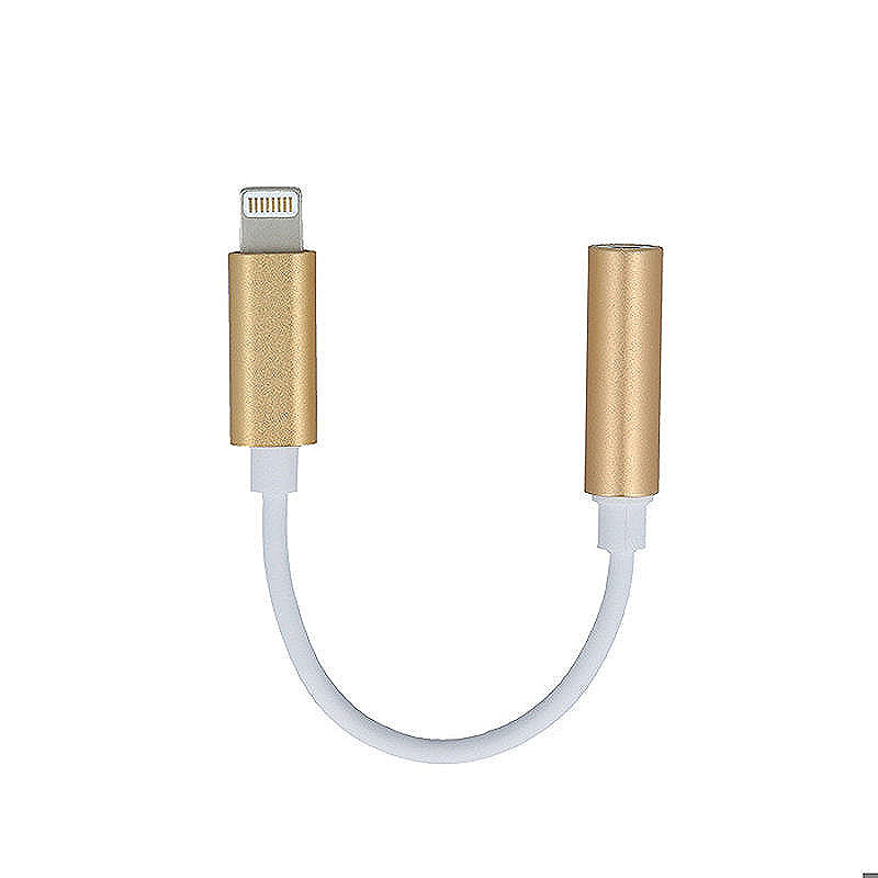 Forever adapter audio jack 3,5mm - Lightning gold