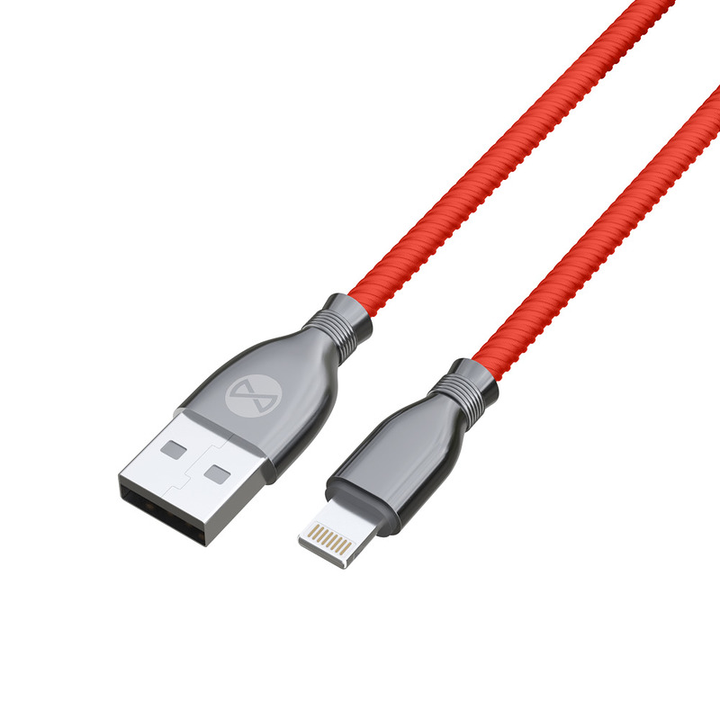 Forever Tornado cable USB - Lightning 1,0 m 3A red - Billede 3