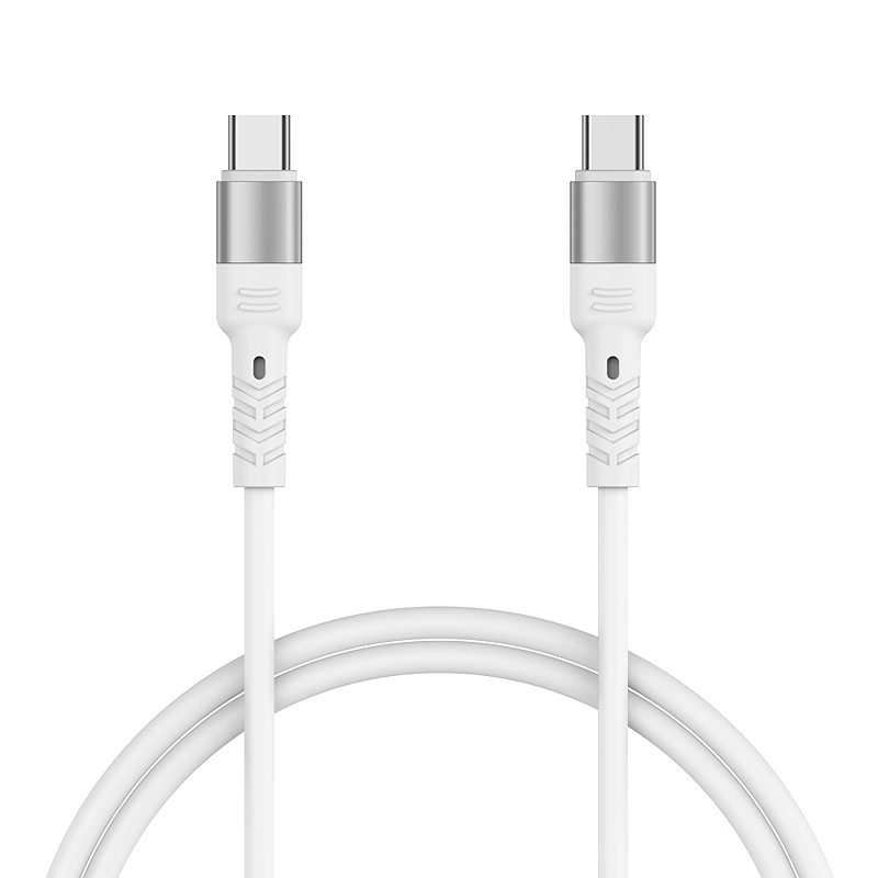 Forever Core High Power cable USB - USB-C 2,0 m white 100W for GaN