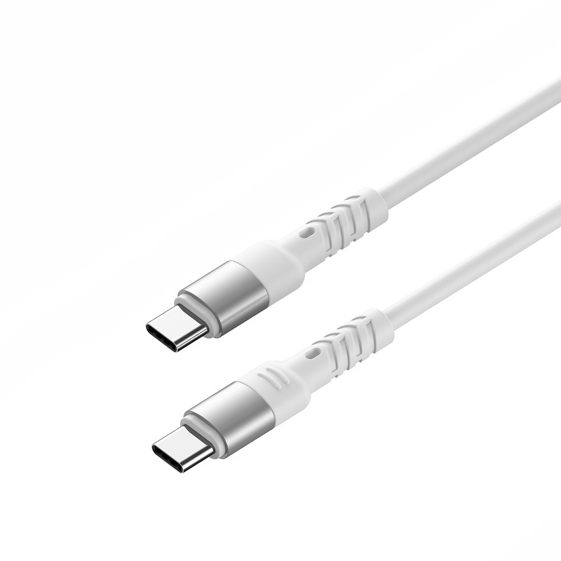 Forever Core High Power cable USB - USB-C 2,0 m white 100W for GaN - Billede 3