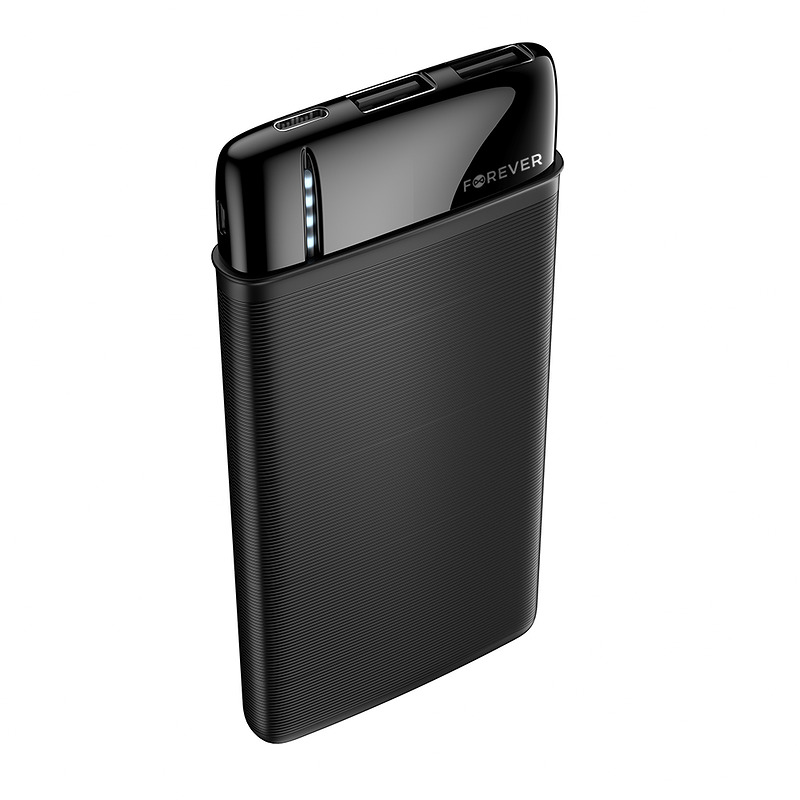 Forever power bank TB-100M 10000 mAh black - Billede 3