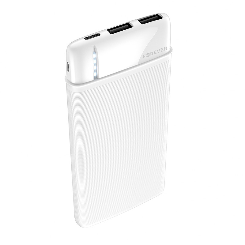 Forever power bank TB-100M 10000 mAh white - Billede 3