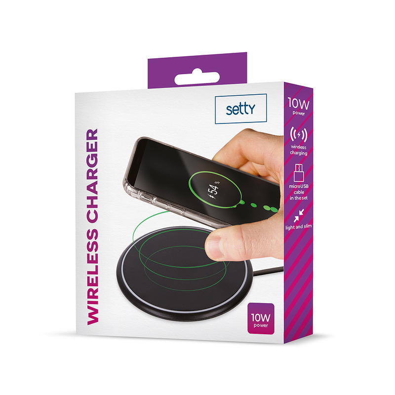 Setty wireless charger 10W - Billede 4