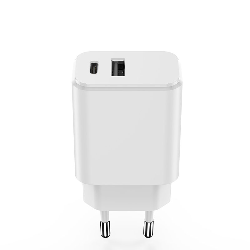 Setty charger 1x USB + USB-C 3A 20W white - Billede 5
