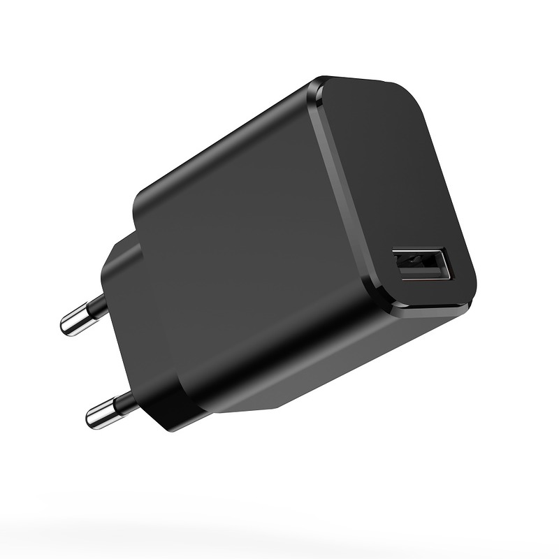 Setty charger 1x USB 3A black + USB-C cable 1,0 m - Billede 2