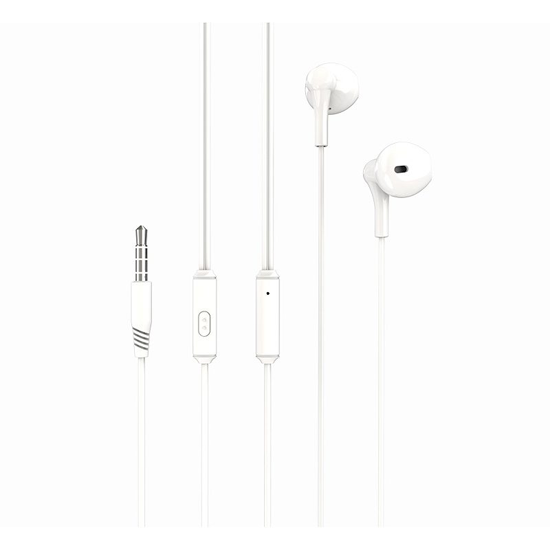 XO wired earphones EP39 jack 3,5mm white